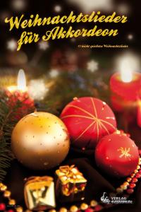 Weihnachtslieder für Akkordeon - alte Ausgabe mit 17 Liedern