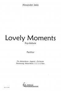 Lovely Moments - Partitur