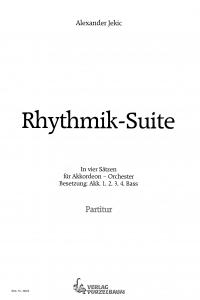 Rhythmik Suite - Partitur
