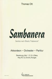 Sambanera - Partitur