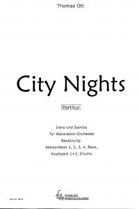City Nights - Partitur