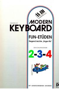 Modern Keyboard, Fun-Etüden, zum Schulprogramm 2-3-4 (wie neu)