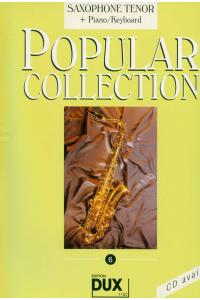 Popular Collection Band 6 - Tenor Saxophone + Piano/Keyboard