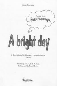 A bright day - Partitur