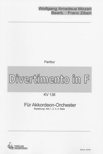 Divertimento in F - Partitur