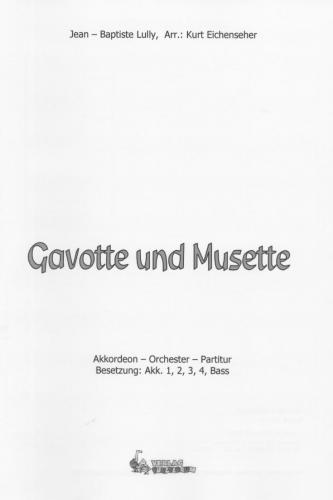 Gavotte und Musette - Partitur