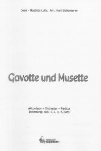 Gavotte und Musette - Partitur