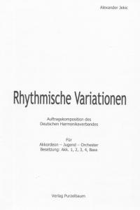 Rhythmische Variationen - Partitur